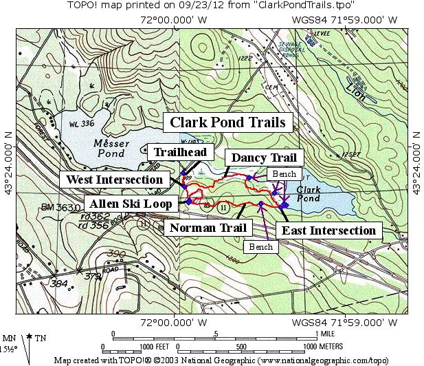 Clark Pond Map